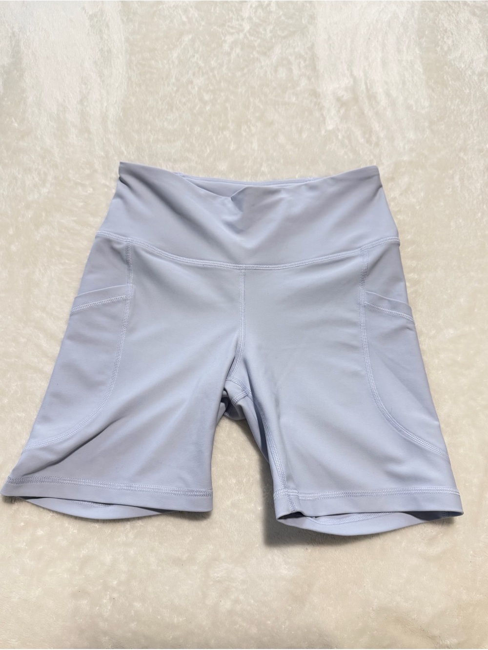 Old Navy Lilac Purple High Rise Bike Shorts